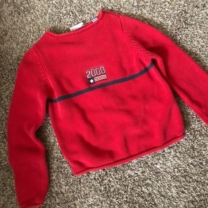 Marsh Landing Vintage Red Sweater
